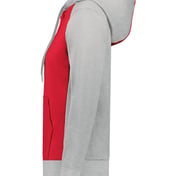 Side view of Women’s Eco Revive™ Three-Season Triblend Fleece Hooded Sweatshirt