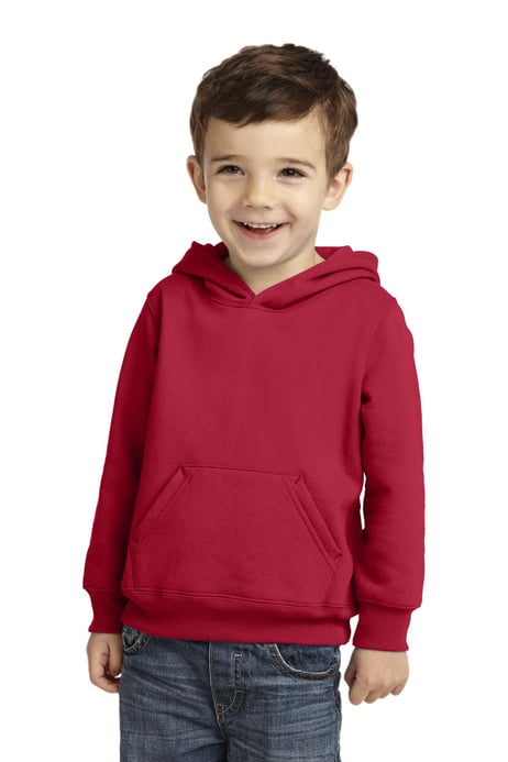 Frontview ofToddler Core Fleece Pullover Hooded Sweatshirt