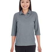 Front view of Ladies’ Pima-Tech Oxford Piqué Polo