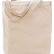 Front view of Allison Recycled Cotton Canvas Tote