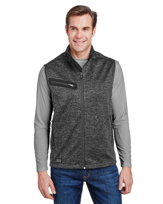 Front view of Compass Bonded M Nge Sweater Fleece Vest