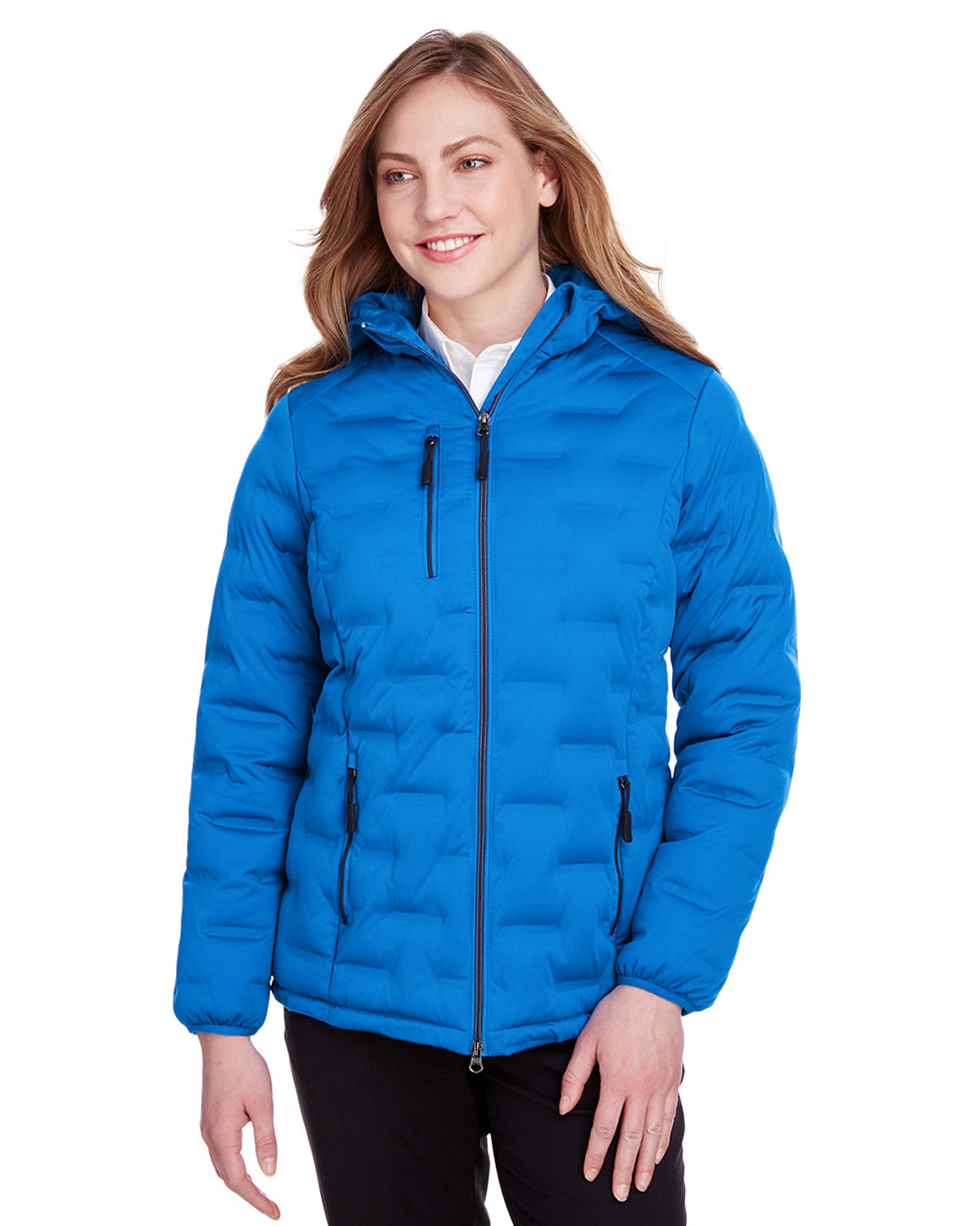 Front view of Ladies’ Loft Puffer Jacket