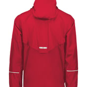 Back view of Packable Hooded Jacket