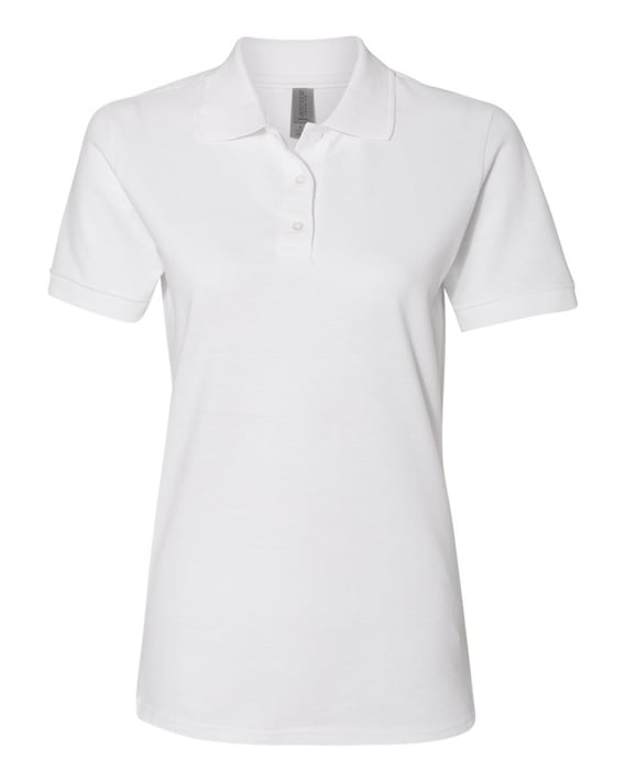 Front view of Women’s 100% Ring-Spun Cotton Piquéé Polo