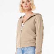Side view of FWD Fashion Women’s Sponge Fleece Full-Zip Hoodie