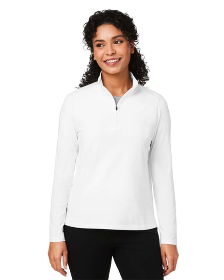 Front view of Women's Raleigh Stretch Quarter-Zip Pullover