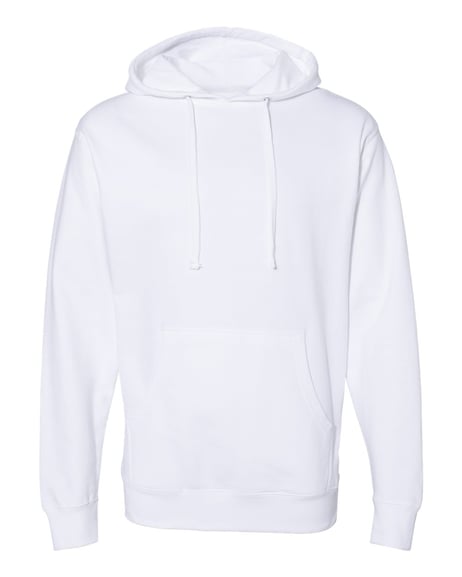Front view of Midweight Hooded Sweatshirt
