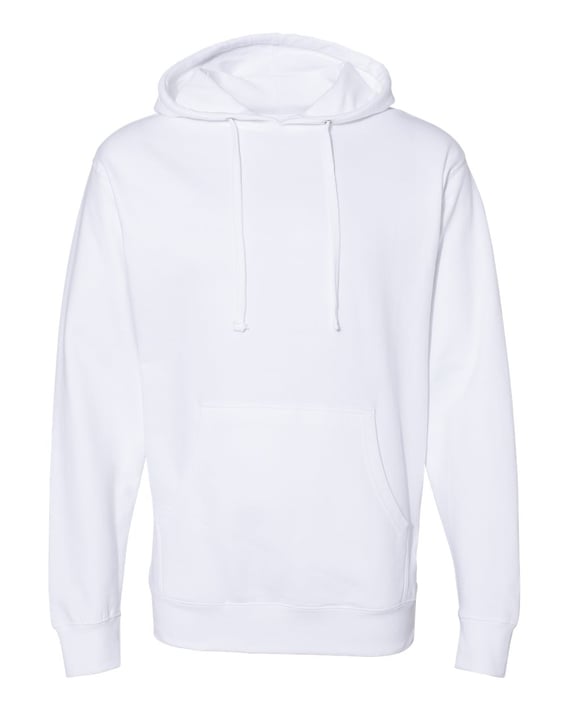 Front view of Midweight Hooded Sweatshirt