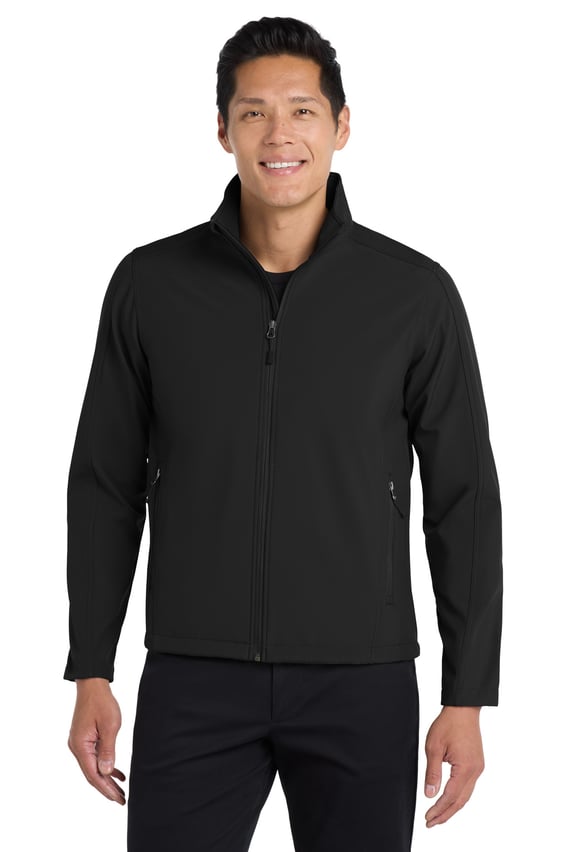 Front view of Tall Core Soft Shell Jacket