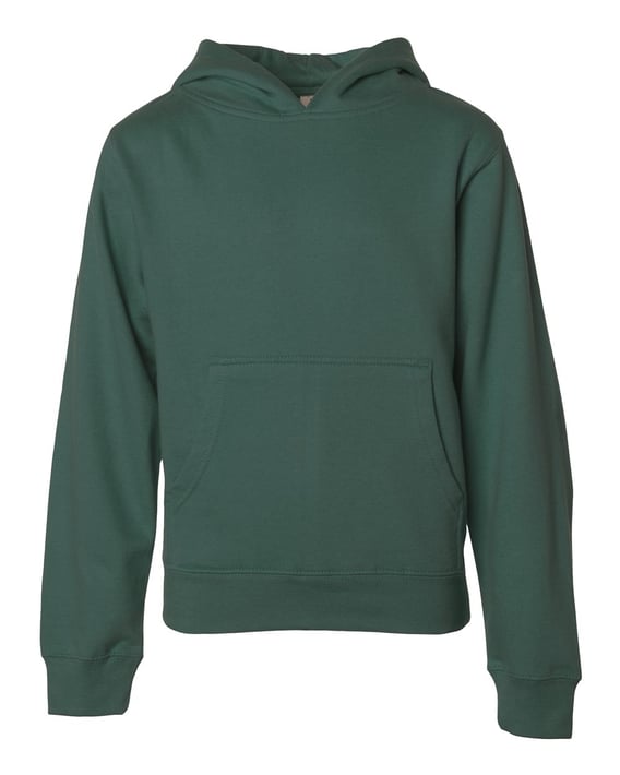Front view of Youth Midweight Hooded Sweatshirt