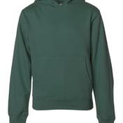 Front view of Youth Midweight Hooded Sweatshirt