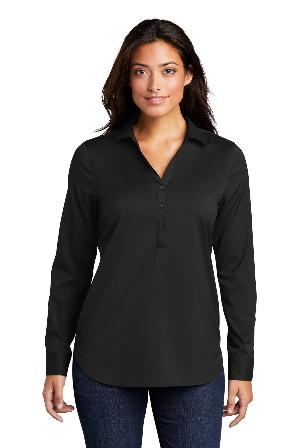 Front view of Ladies City Stretch Tunic