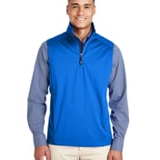 Front view of Men’s Techno Lite Three-Layer Knit Tech-Shell Quarter-Zip Vest