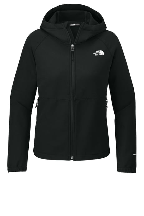 Front view of Women's Barr Lake Hooded Soft Shell Jacket