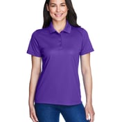 Front view of Ladies’ Eperformance™ Shield Snag Protection Short-Sleeve Polo