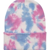 Front view of 12″ Tie-Dyed Knit
