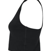 Side view of Women’s Crop Racerback Tank Top