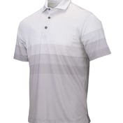 Side view of Belmont Sublimated Heathered Polo