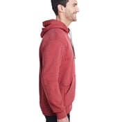Side view of Adult Sofspun® Striped Hooded Sweatshirt