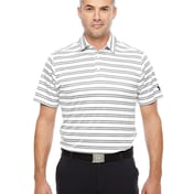 Front view of Tech Stripe Polo