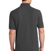 Back view of Combed Ring Spun Pique Polo