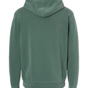 Back view of Midweight Pigment-Dyed Hooded Sweatshirt