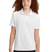 Front view of Youth UV Micropique Polo