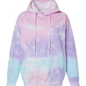 Front view of Youth Tie-Dyed Hooded Sweatshirt