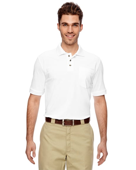 Front view of Men's 6 Oz. Industrial Performance Polo