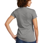 Back view of Women’s Tri-Blend V-Neck Tee