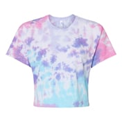Front view of Women’s Tie-Dyed Crop T-Shirt