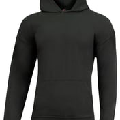 Front view of Softek Long Sleeve Hooded Tee