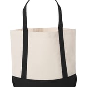 Back view of Seaside Boater Tote