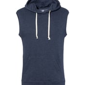 Front view of Triblend Sleeveless Hooded Sweatshirt