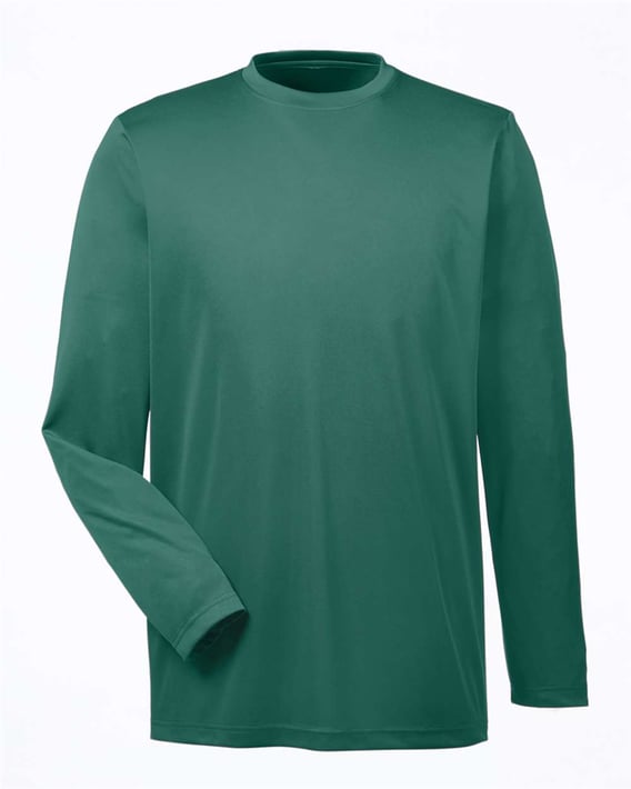 Front view of Cool & Dry Sport Performance Long Sleeve T-Shirt