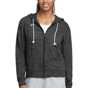 Front view of Women’s Gym Vintage Full-Zip Hoodie