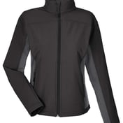 Front view of Women’s Soft Shell Colorblock Jacket