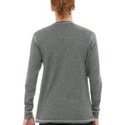 Back view of Men’s Thermal Long-Sleeve T-Shirt