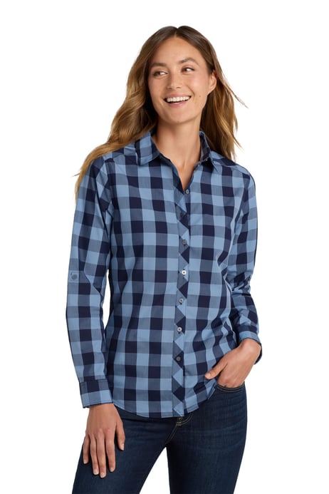 Front view of Women's Everyday Plaid Shirt