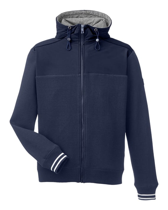 Front view of Navigator Fleece Hooded Full-Zip Jacket