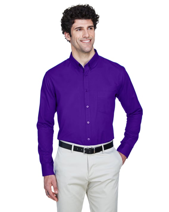 Front view of Men’s Operate Long-Sleeve TwillShirt