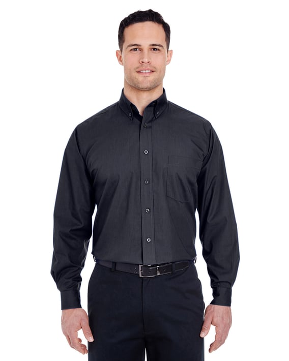 Front view of Men’s Easy-Care Broadcloth