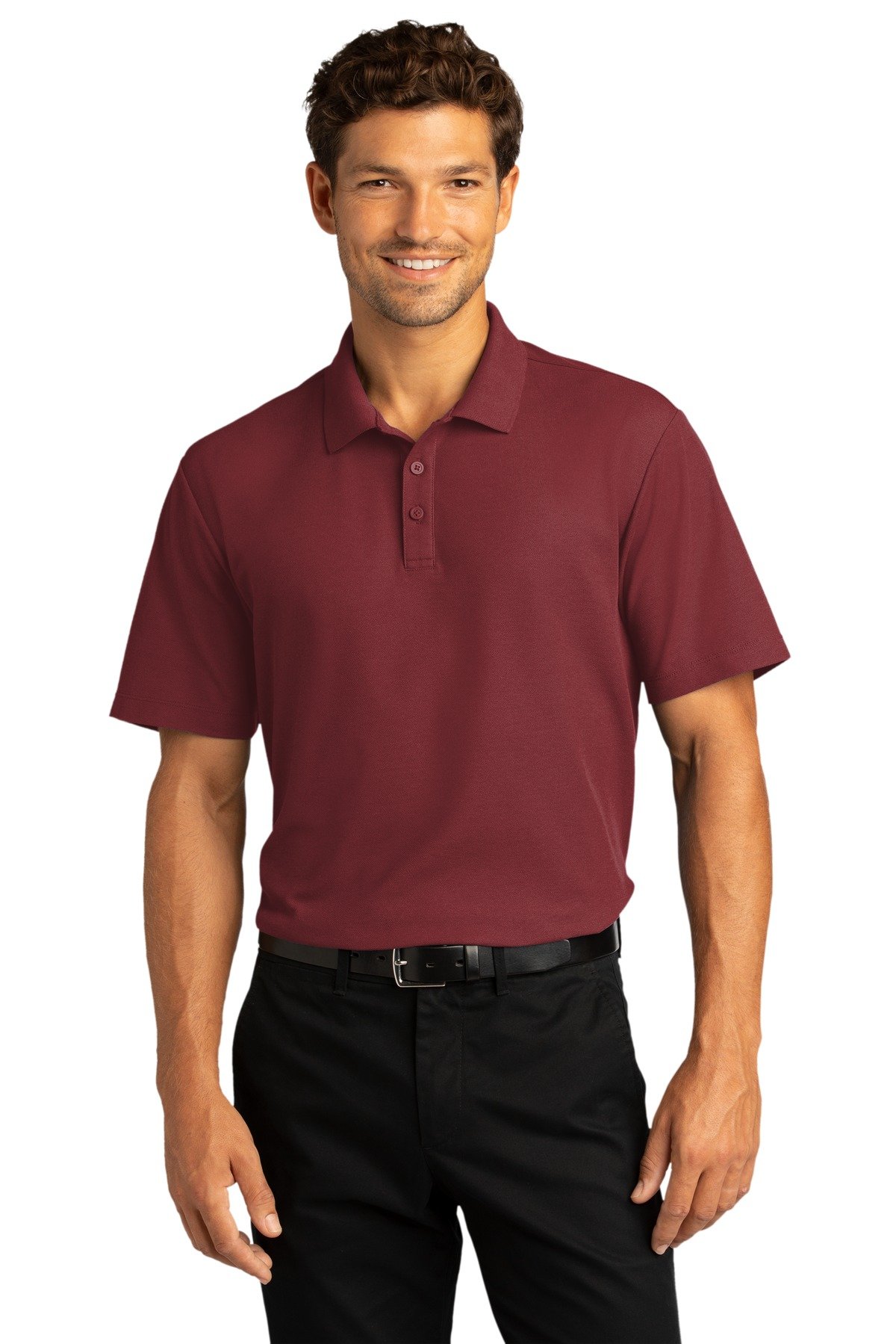 Front view of SuperPro React Polo