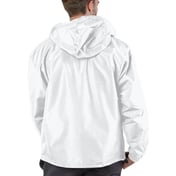 Back view of Adult Packable Anorak 1/4 Zip Jacket