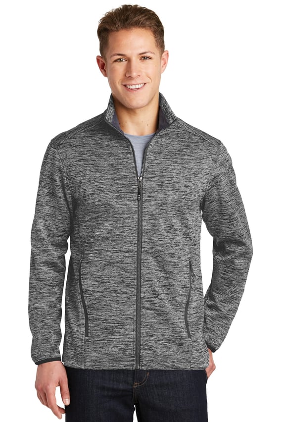 Front view of PosiCharge® Electric Heather Soft Shell Jacket
