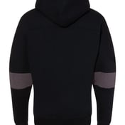 Back view of Sport Lace Colorblocked Fleece Hooded Sweatshirt