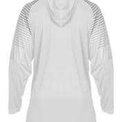 Back view of Lineup Hooded Long Sleeve T-Shirt