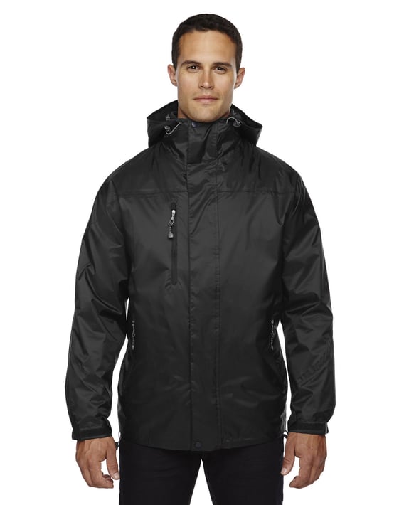 Front view of Adult Performance 3-in-1 Seam-Sealed Hooded Jacket