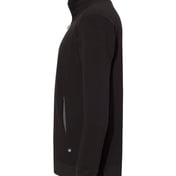 Side view of FitFlex French Terry Quarter-Zip Sweatshirt
