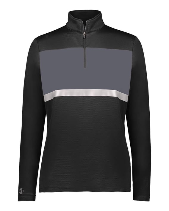 Front view of Women’s Prism Bold Quarter-Zip Pullover